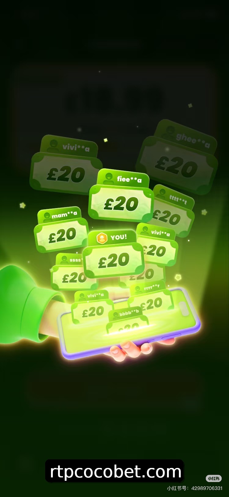 Interface do App cocobet